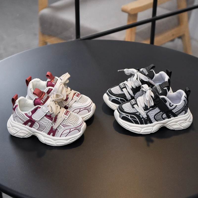 儿童运动鞋宝宝鞋子春季新款透气双网男宝宝运动鞋软底女童休闲鞋