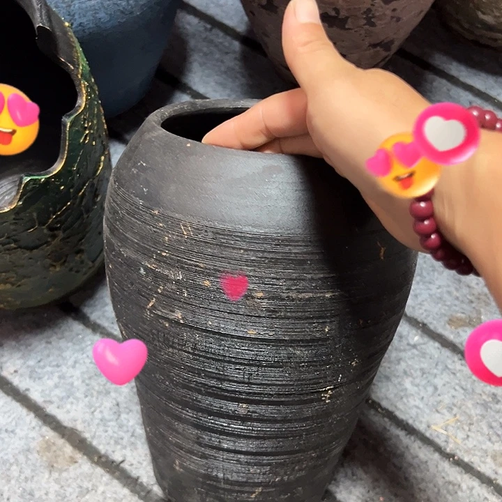 粗陶盆默认打孔高24口13