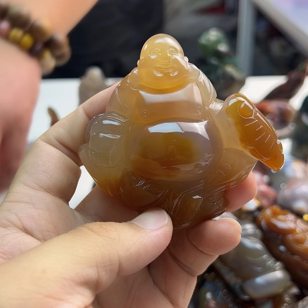 第***眼玛瑙/玉髓未镶嵌颈饰
