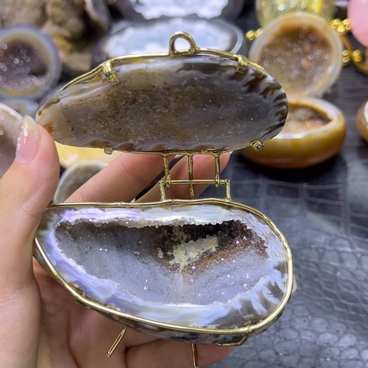 未镶嵌发饰水晶彩晶盆