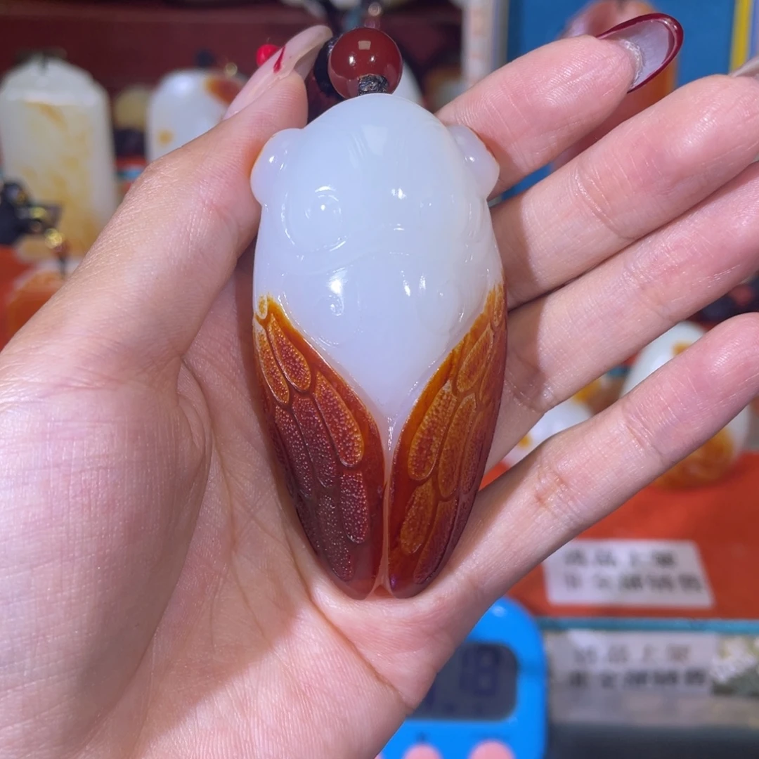 随***。和田玉未镶嵌把件