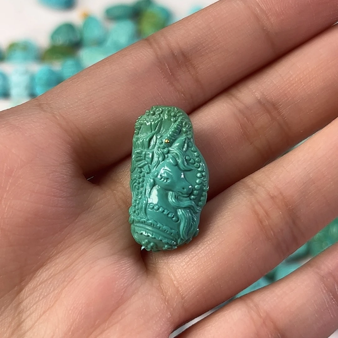 绿松石未镶嵌吊坠(不含链)