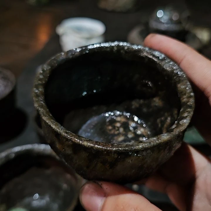 唐***哥极阳柴烧手捏主人杯