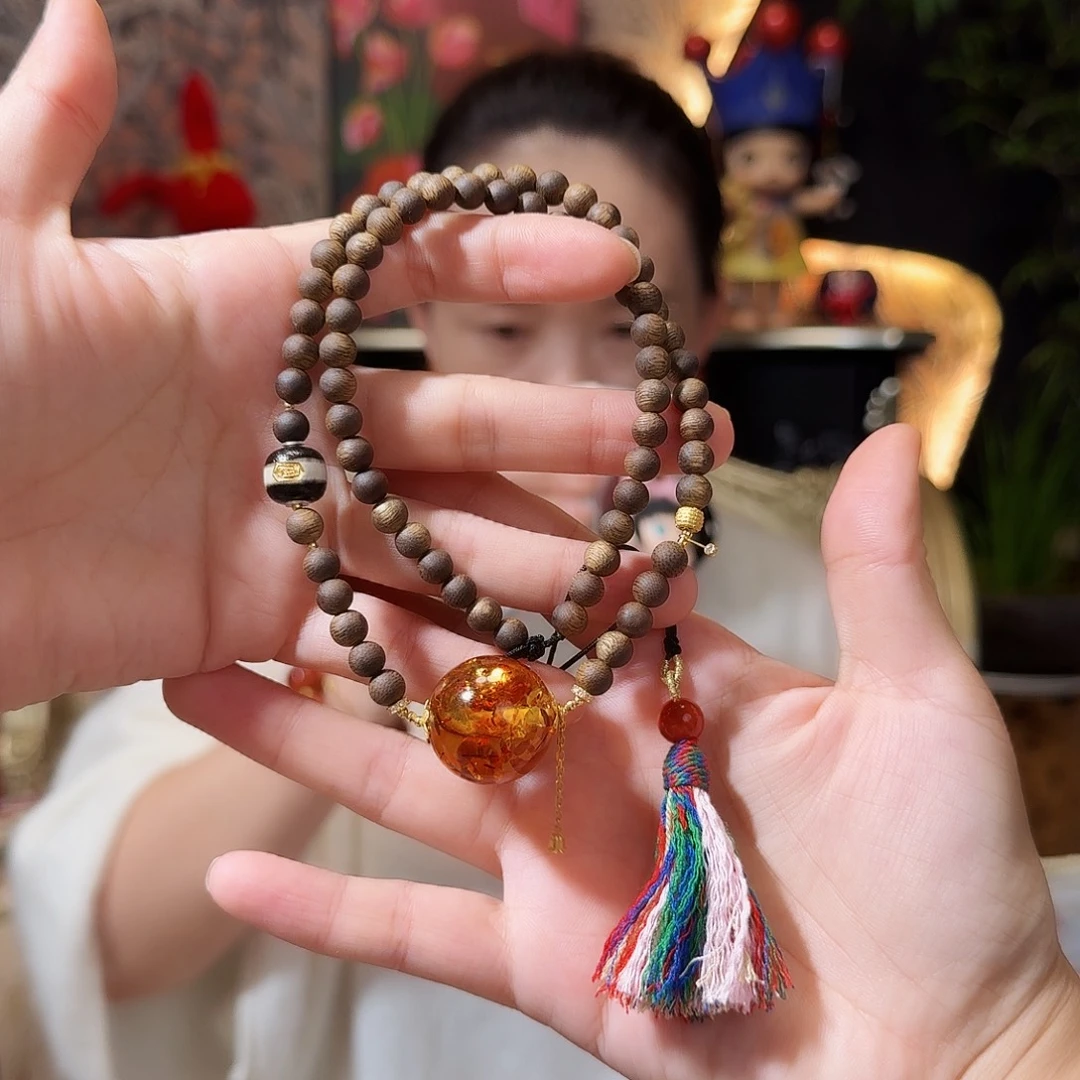 沉香手串精致手串18k
