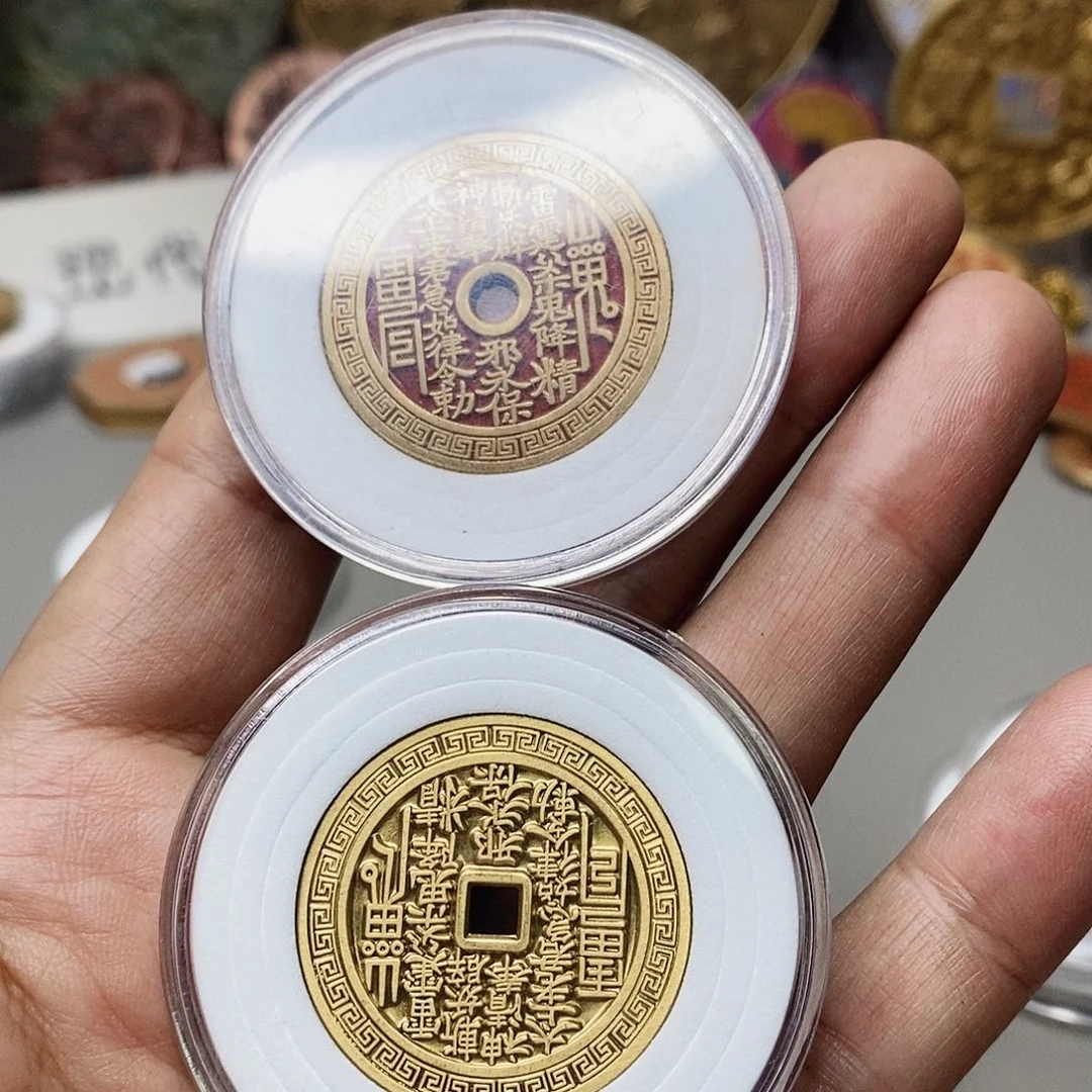 无***趣铜现代仿制工艺文创铜币