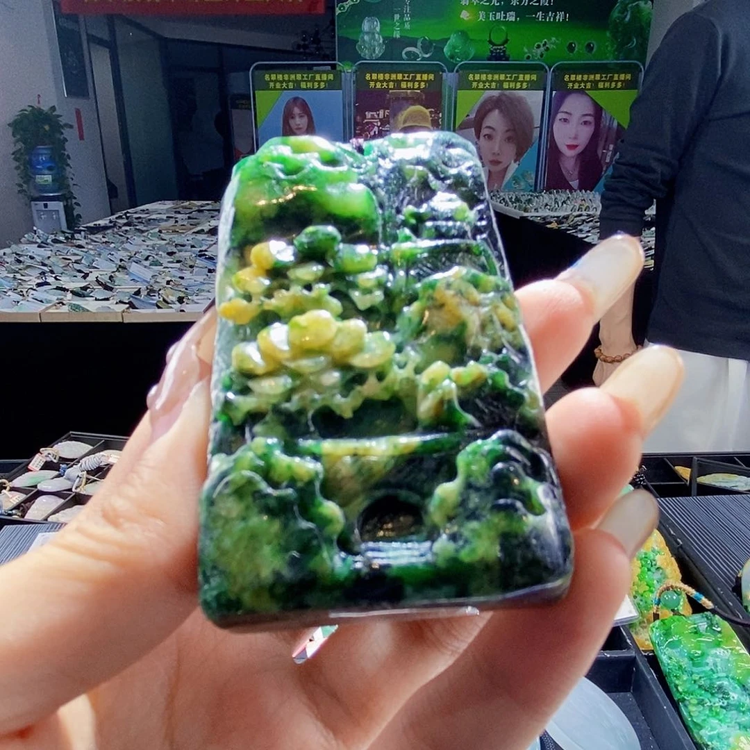 颈饰未镶嵌翡翠翡翠