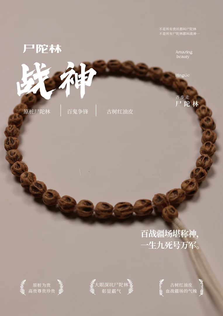 热振柏香、极其稀有的原桩红皮满鬼尸陀林、手持菩提佛珠