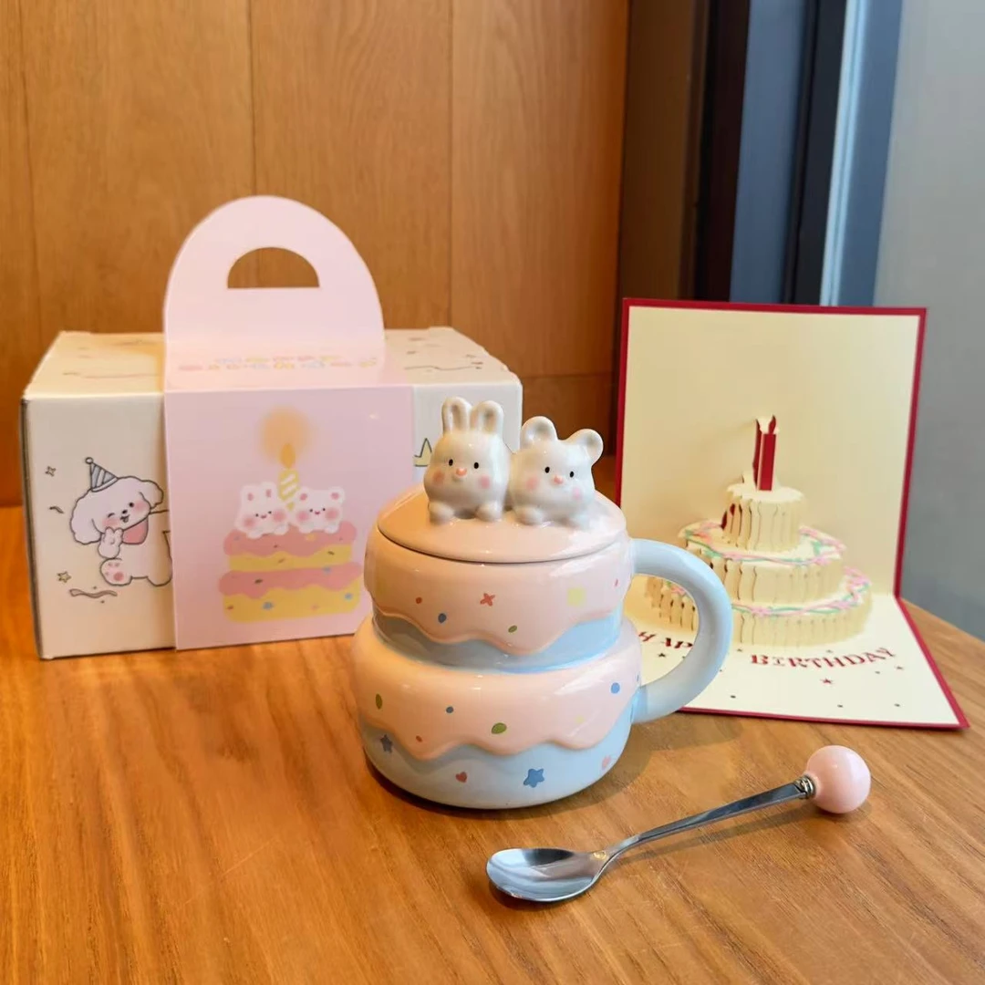 可爱生日蛋糕马克杯