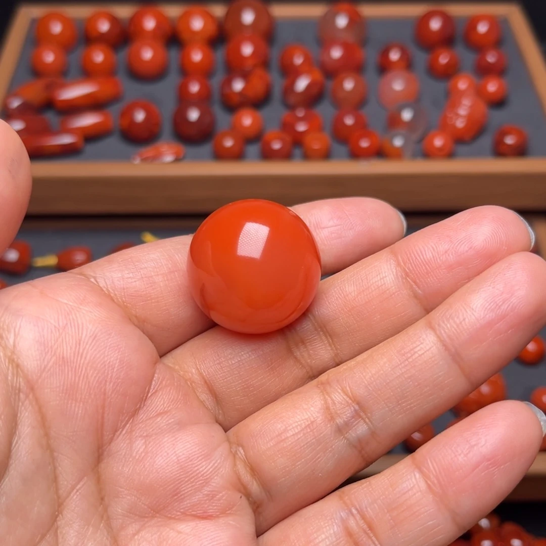 南红玛瑙配饰未镶嵌天****凉配饰