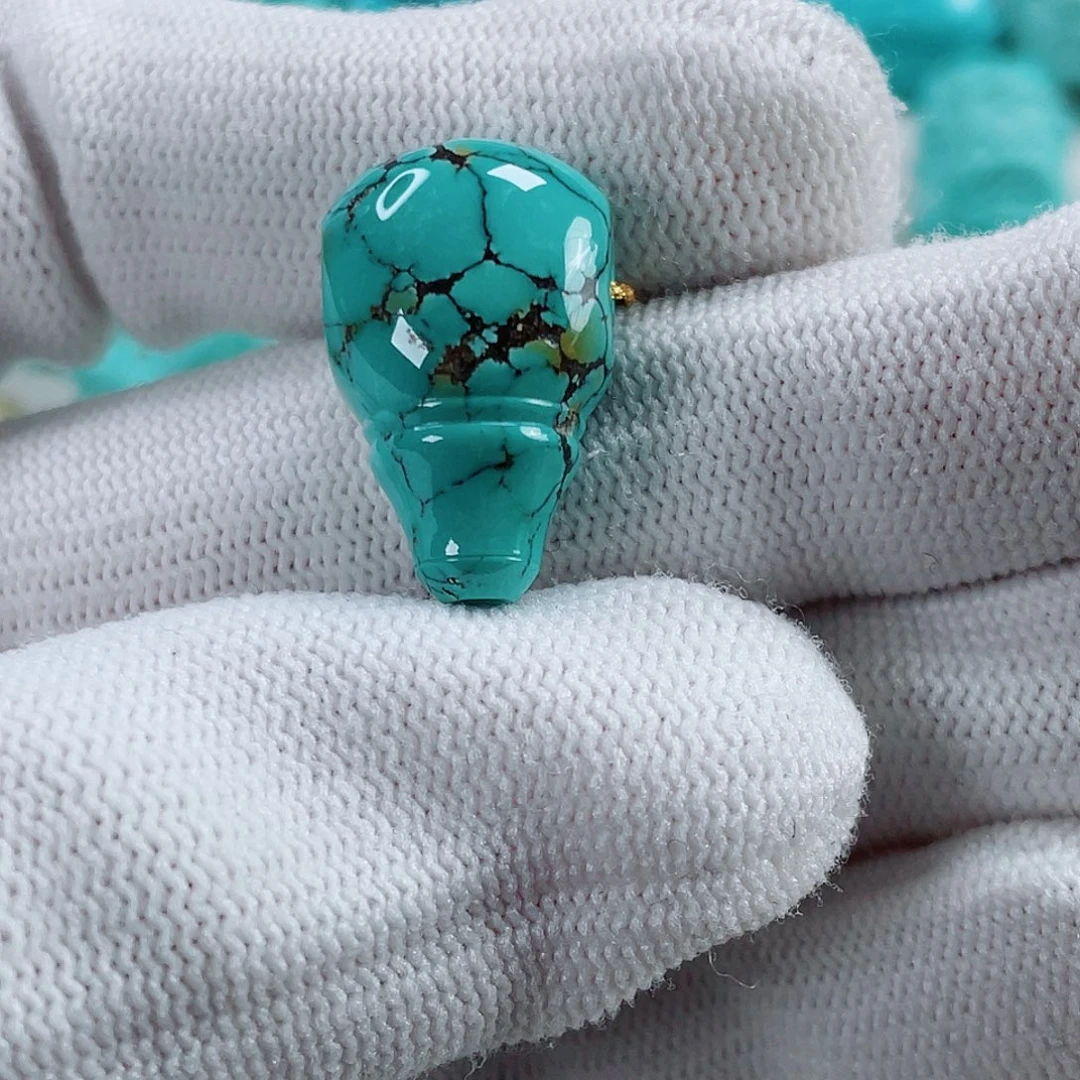 绿松石未镶嵌车挂