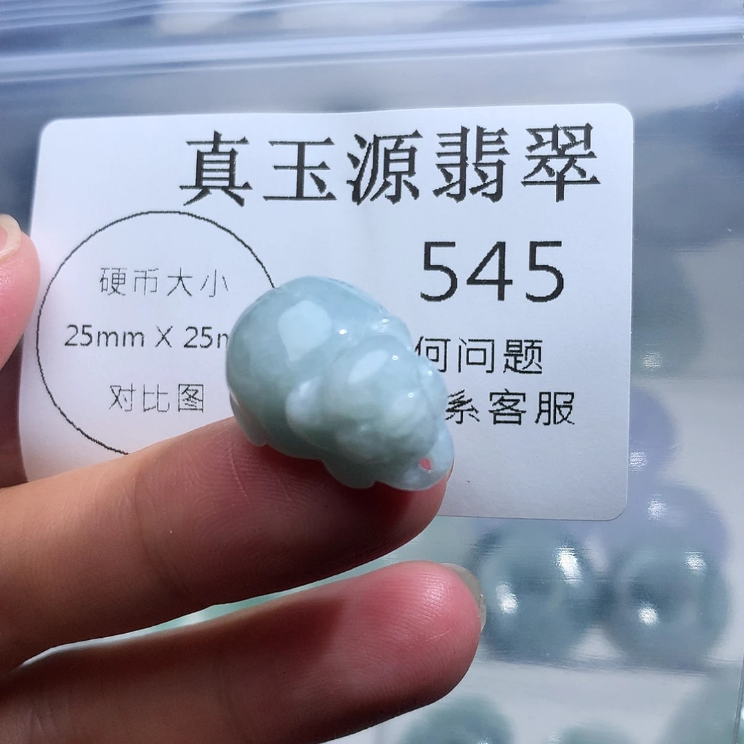翡翠未镶嵌颈饰545