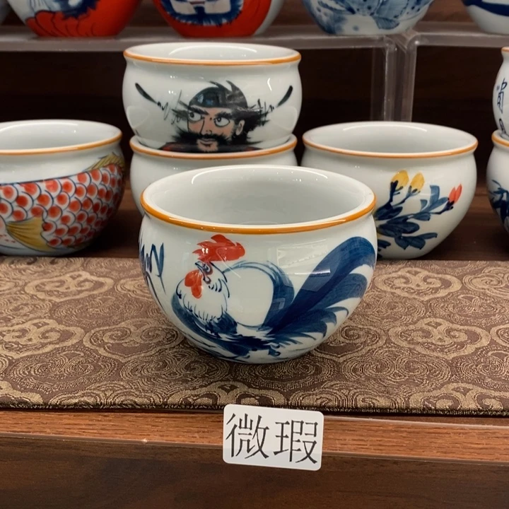 釉下老陶泥手工绘制