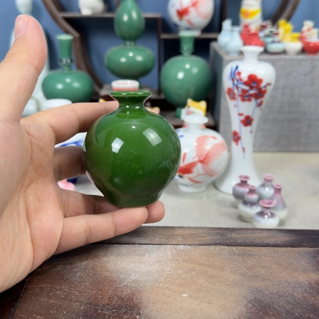 陶瓷手工小花器摆件