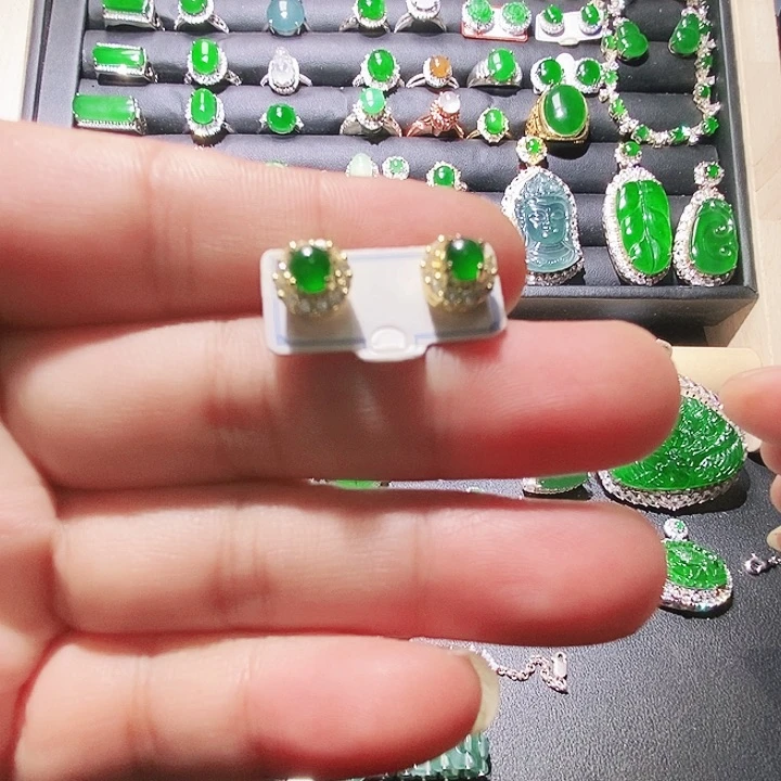 未镶嵌翡翠耳饰10