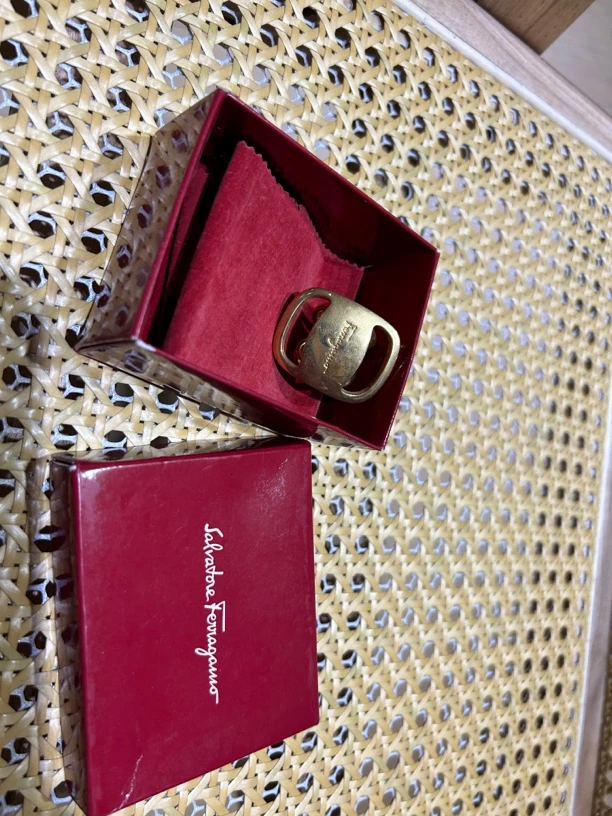 95新 FERRAGAMO/菲拉格慕 菲拉格慕丝巾扣3036