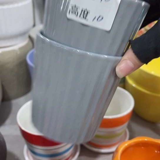 多肉绿植陶瓷花盆9.9包邮，有孔