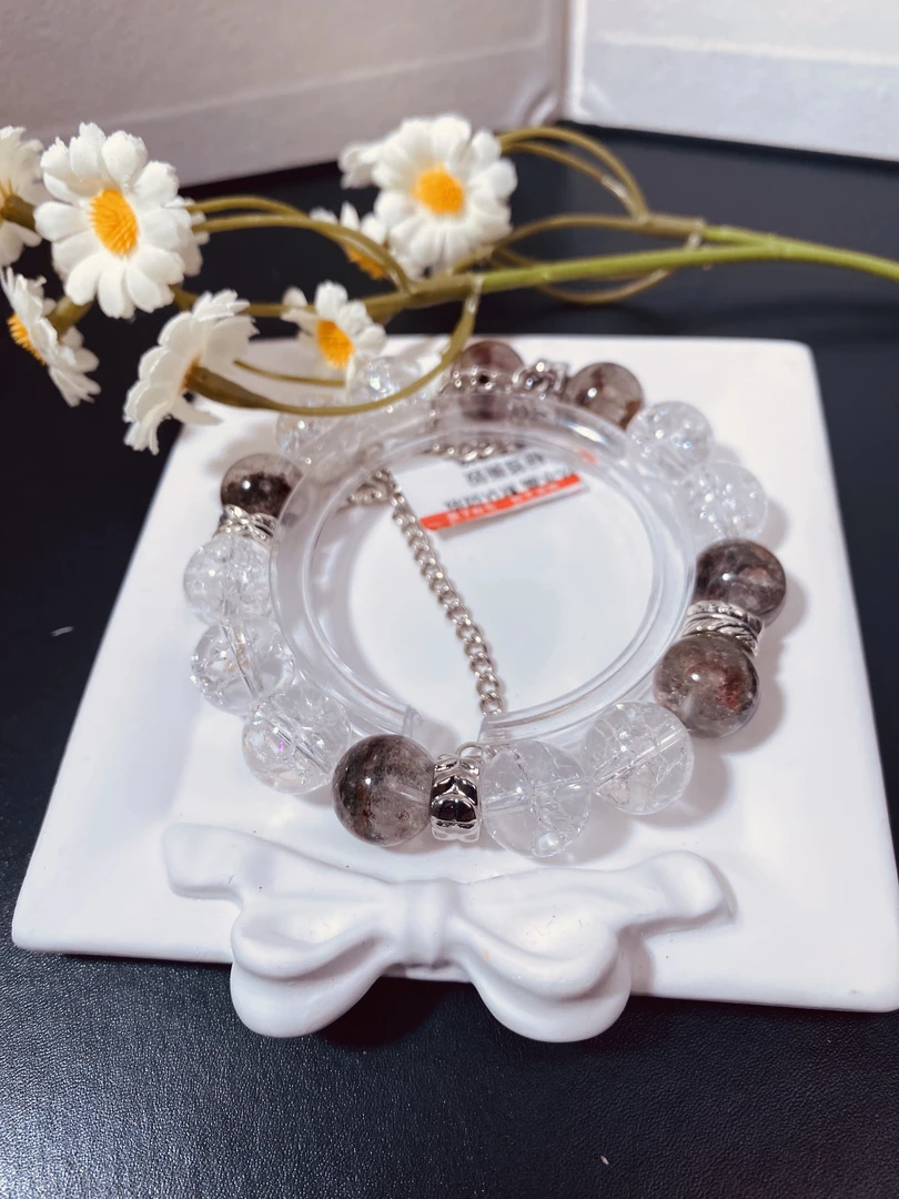 【雯姐甄选】天然原创水晶单圈手链 喜马拉雅蝴蝶流苏水晶手链