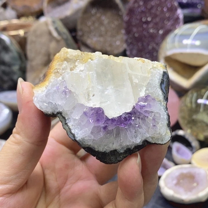 未镶嵌珠宝半成品紫晶