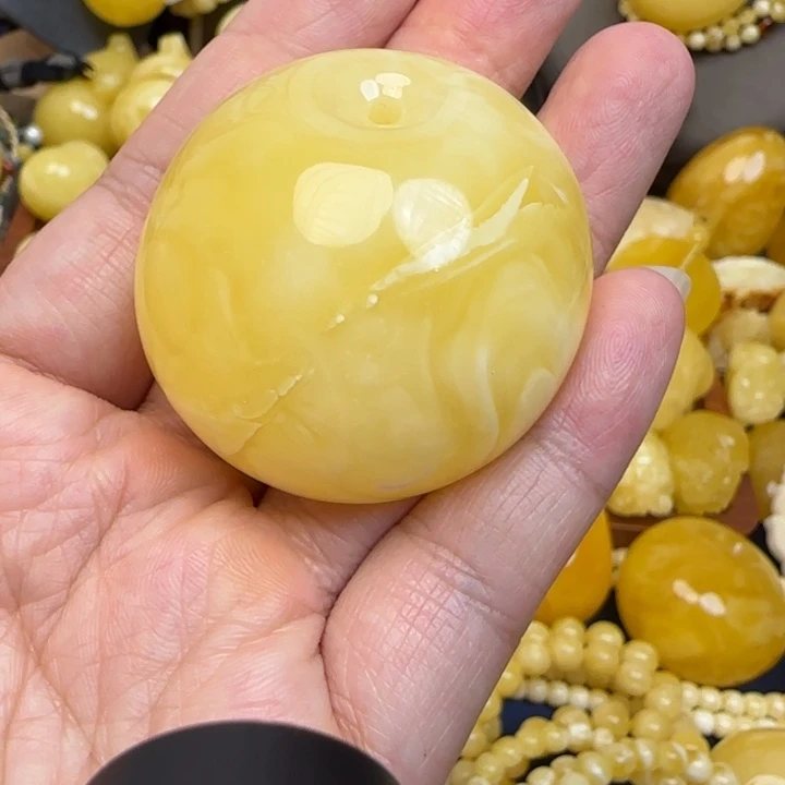 蜜蜡颈饰未镶嵌天然蜜蜡