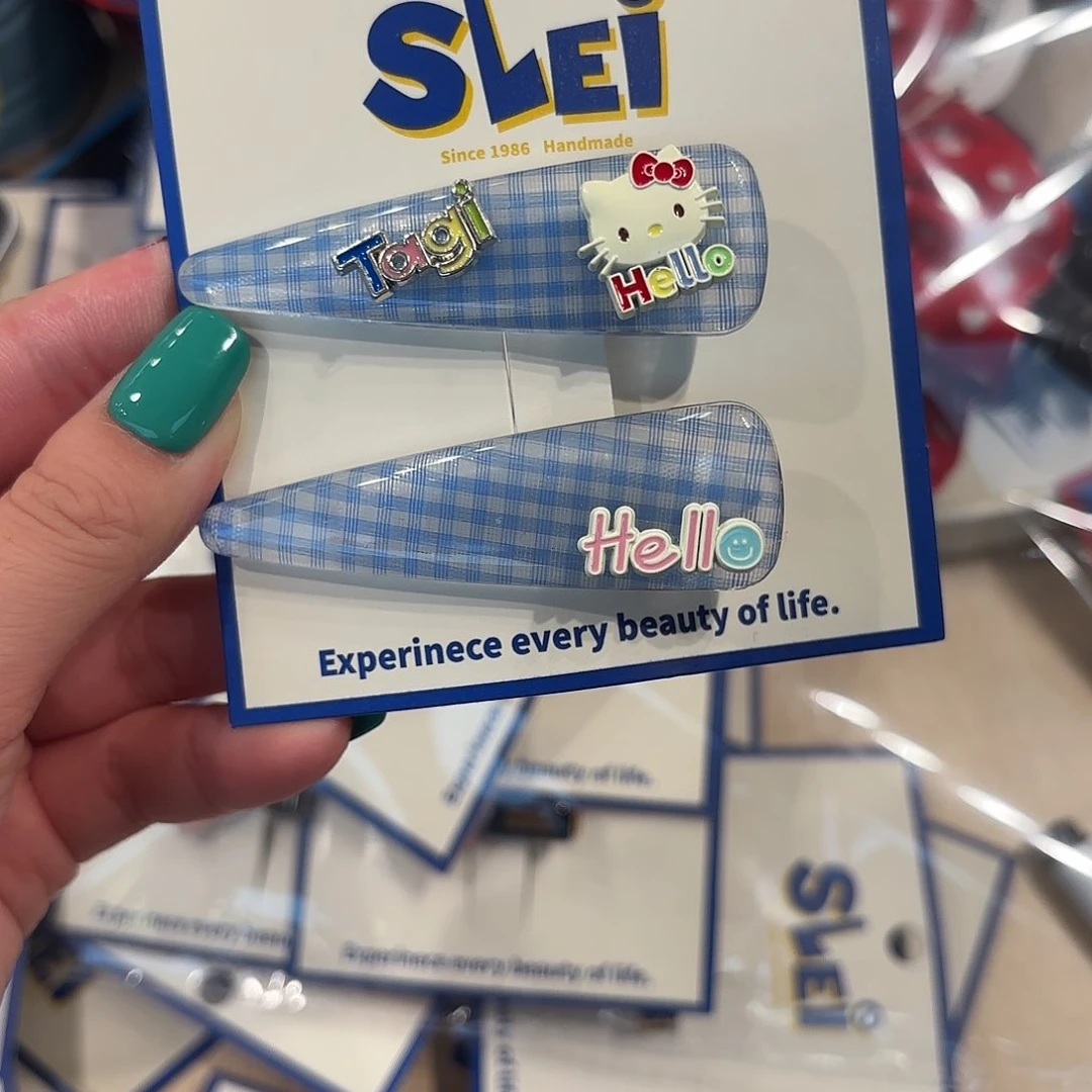 布艺铁合金kt蓝格子新款塔几