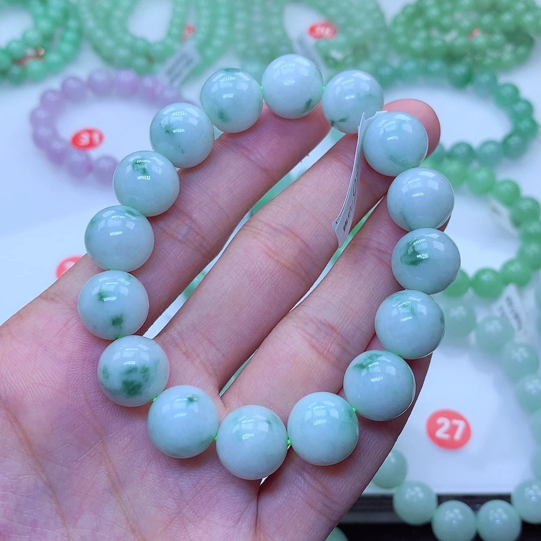 翡翠未镶嵌毛衣链