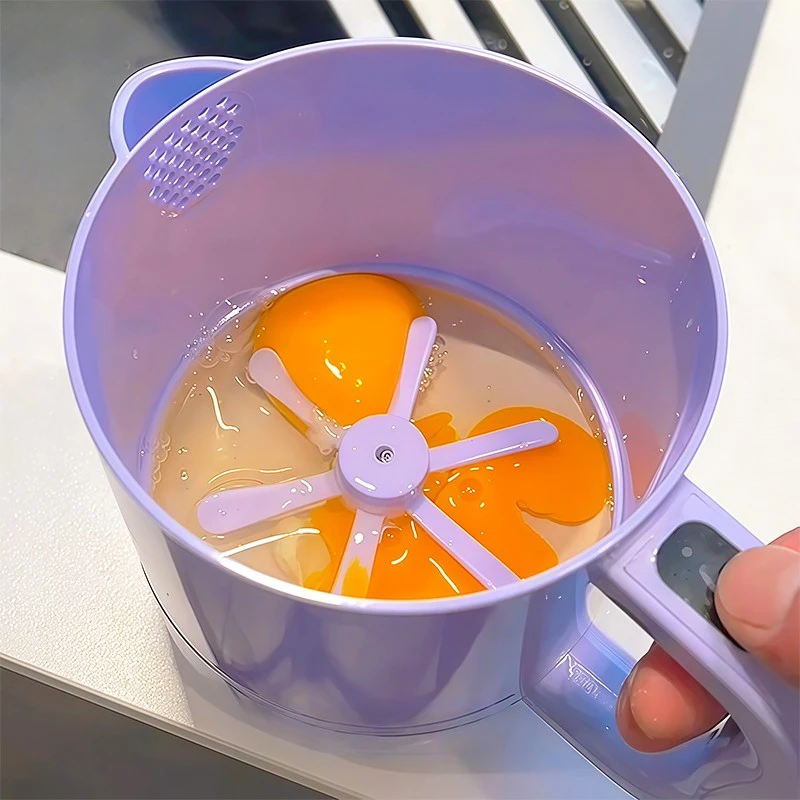 电动打蛋器新款家用厨房搅蛋杯过滤杯洗米淘米搅拌机多功能打发机