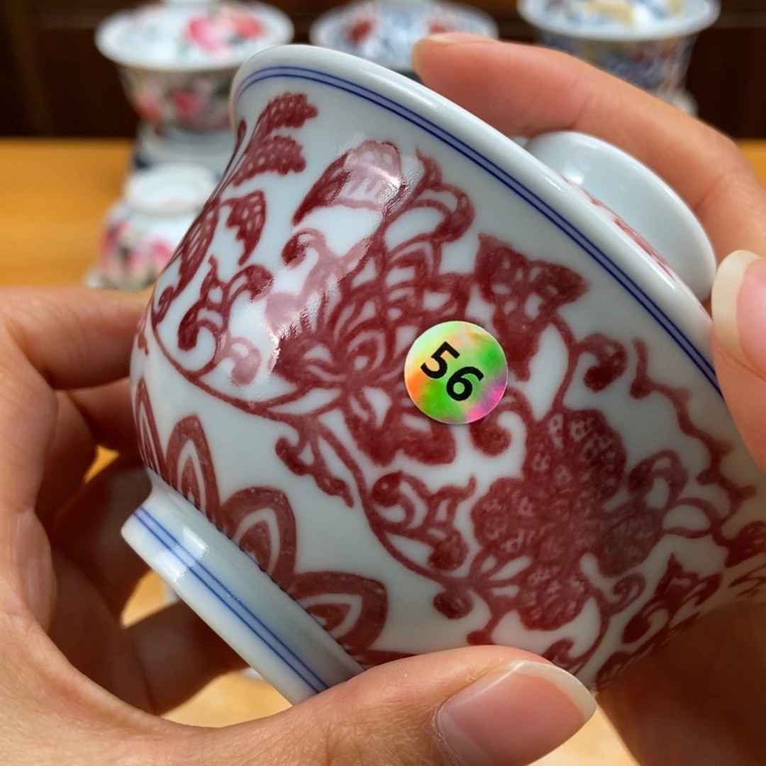 手绘现代茶具非古董