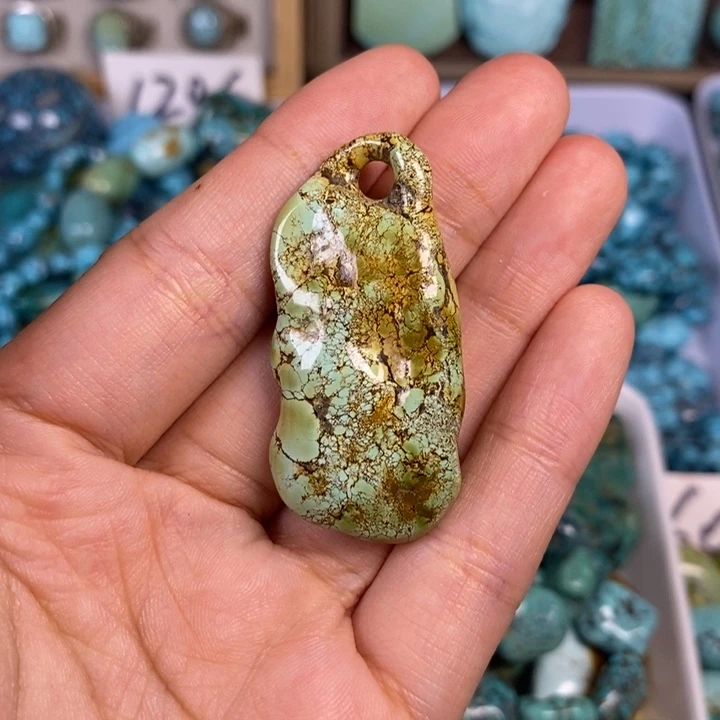 绿松石未镶嵌颈饰