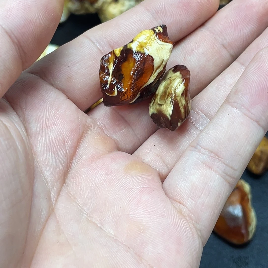 定制琥珀未镶嵌紫***6定制