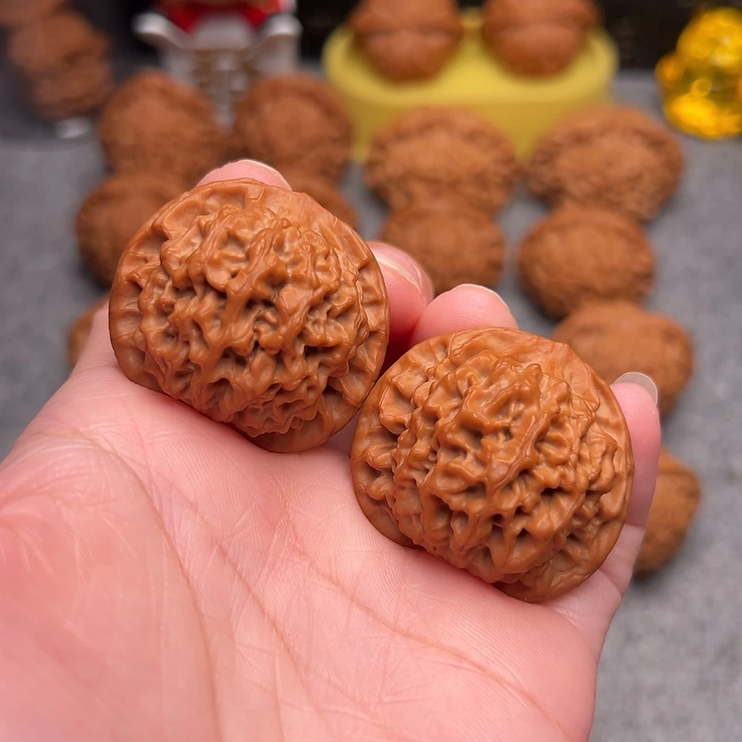 把件文玩核桃?*精品秦闷狮子头38全品