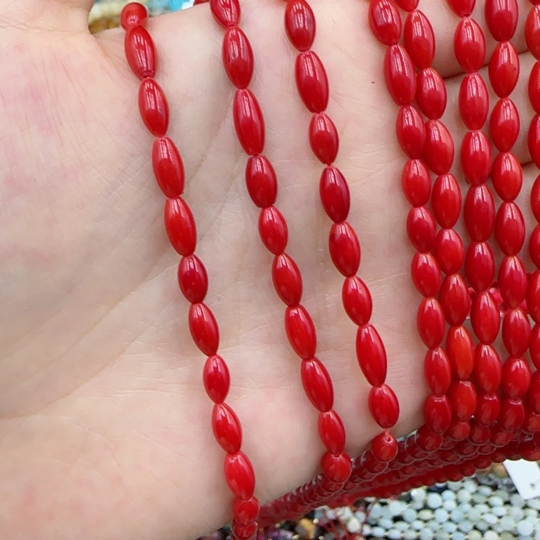 玛瑙/玉髓未镶嵌珠宝半成品珊珊米珠一条