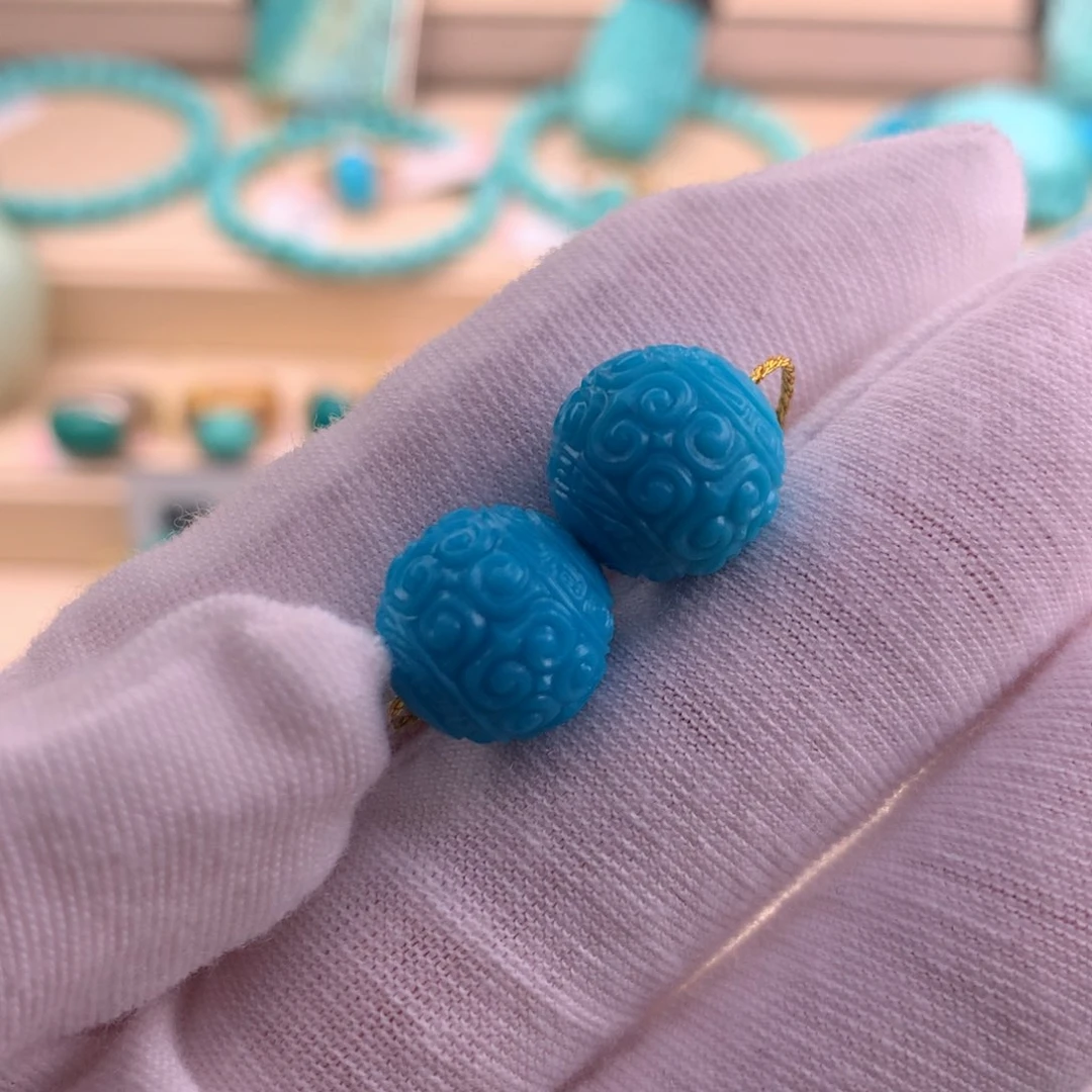 绿松石珠宝奇石未镶嵌12