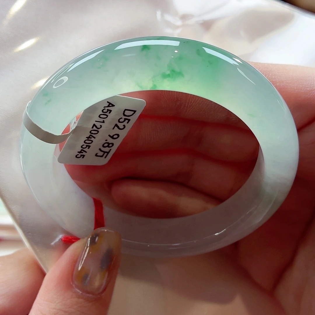 翡翠未镶嵌手镯22（14号）细纹包容上新