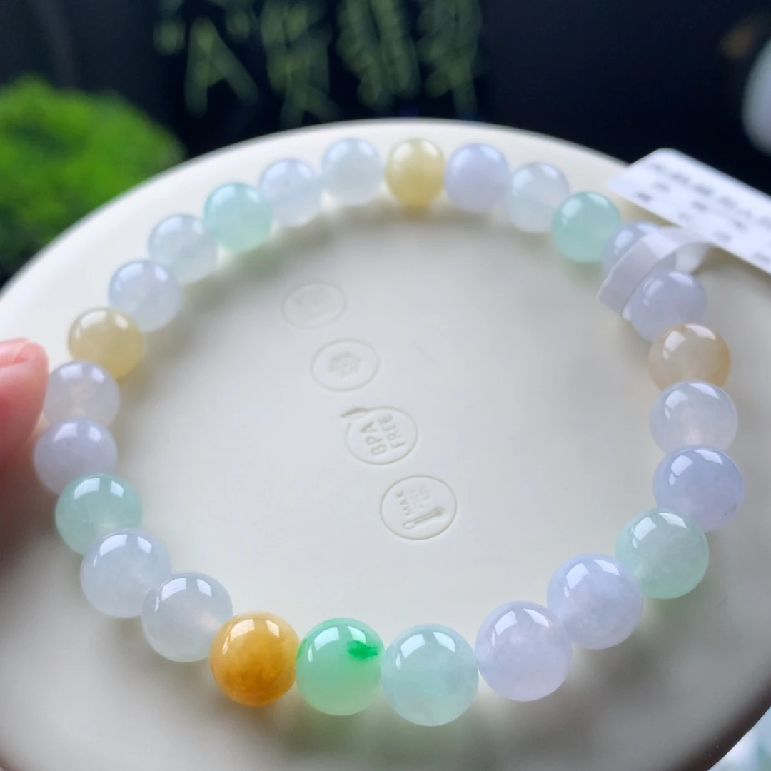 未镶嵌手链翡翠卡7.5