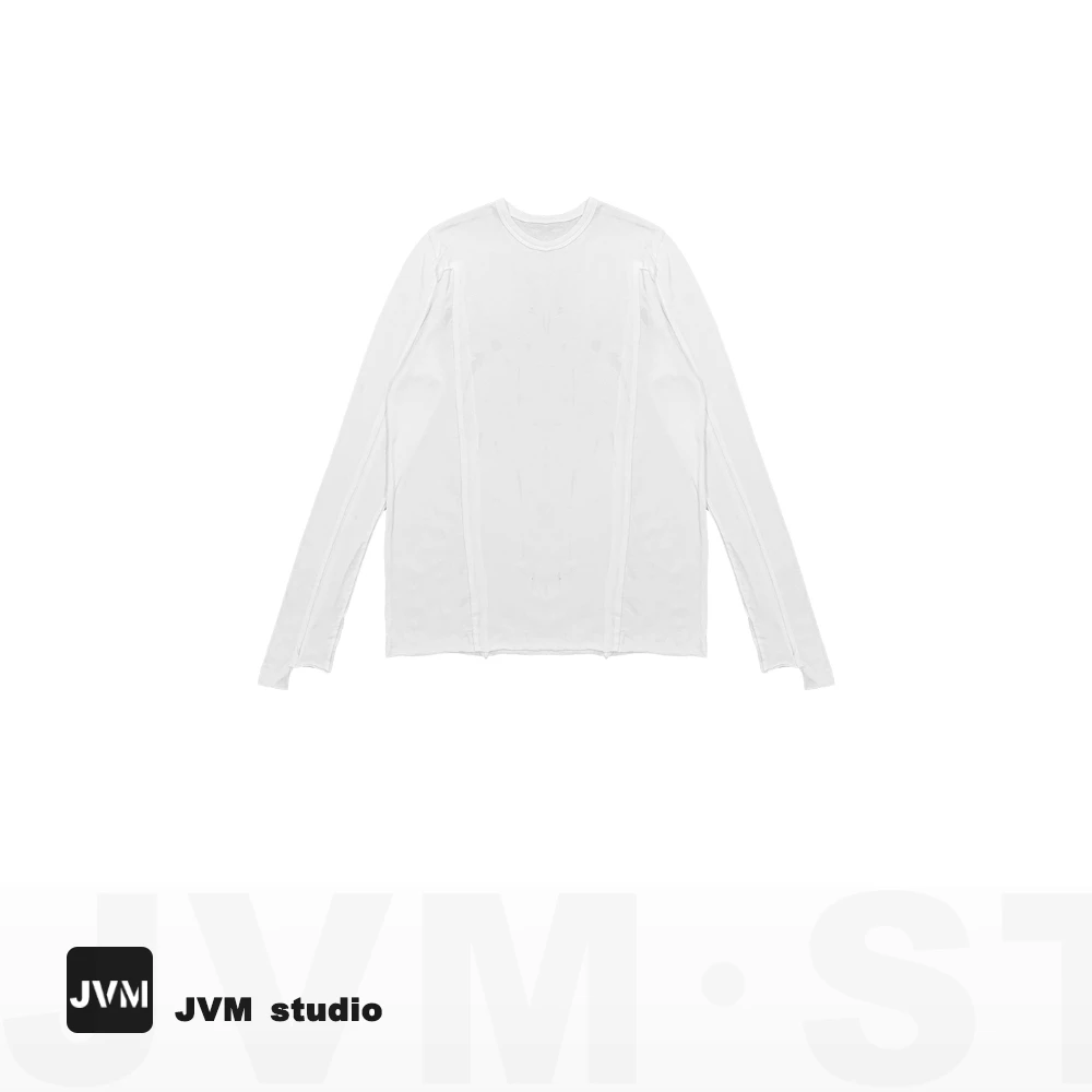 2024新款JVM定制11209时尚百搭圆领马蹄袖打底衫9/7