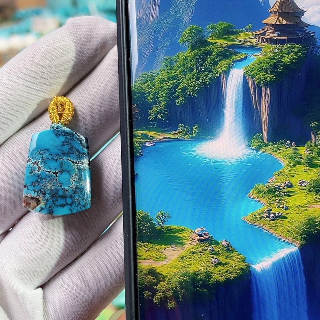 绿松石未镶嵌珠宝奇石