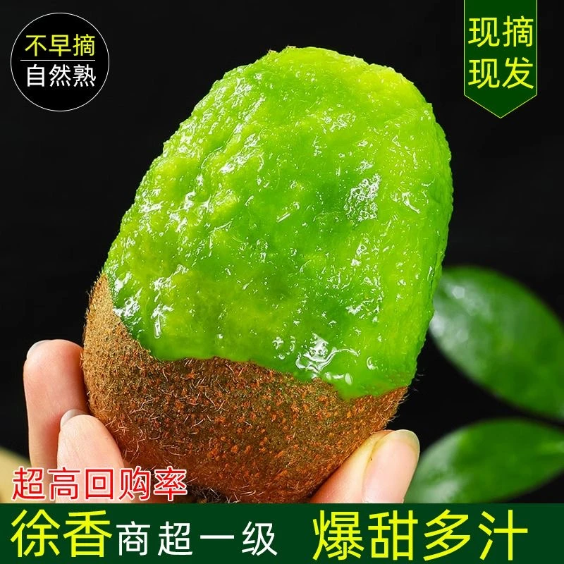 陕西徐香猕猴桃绿心奇异果时令新鲜水果应当季整箱包邮孕妇丑苹果