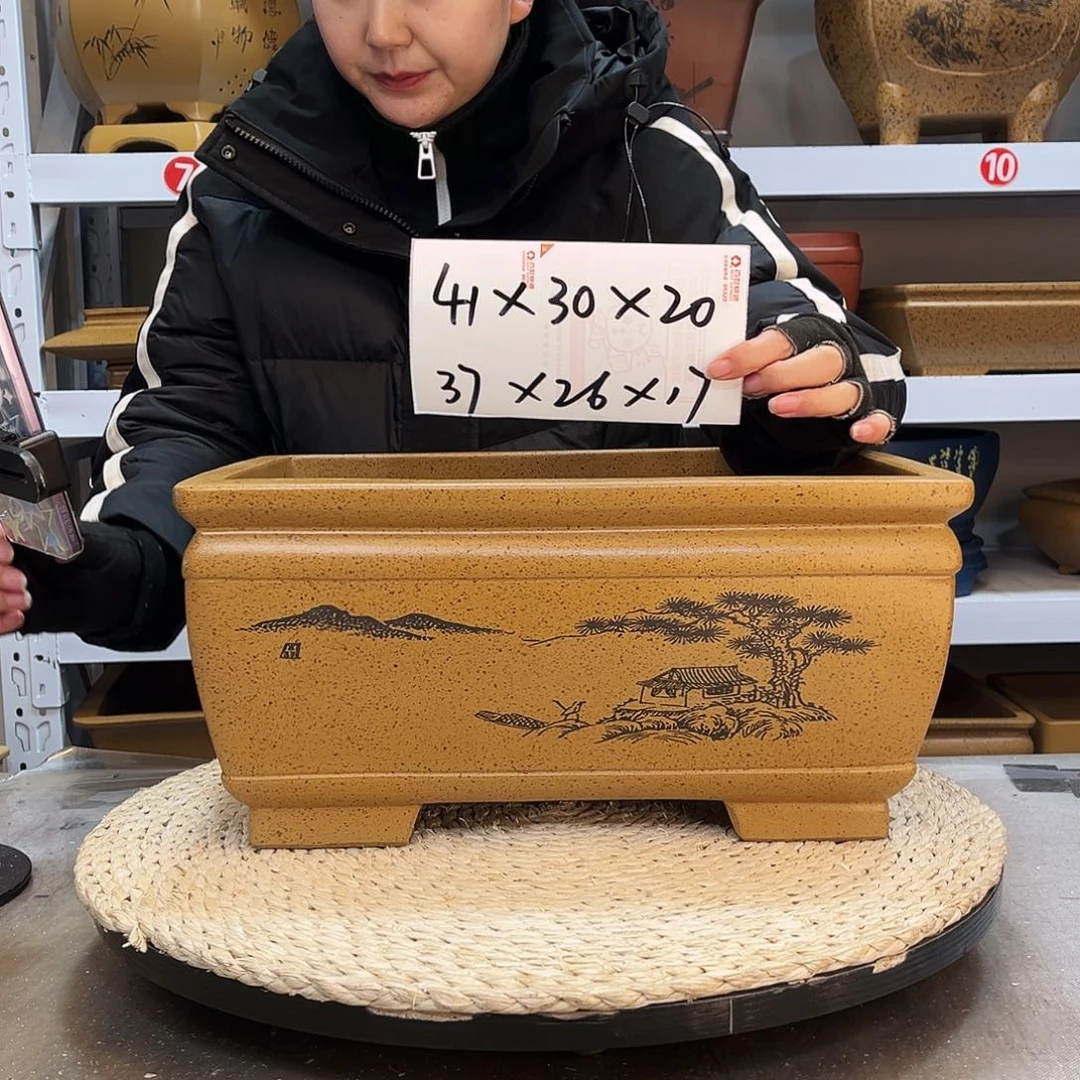 紫砂花盆紫砂花盆