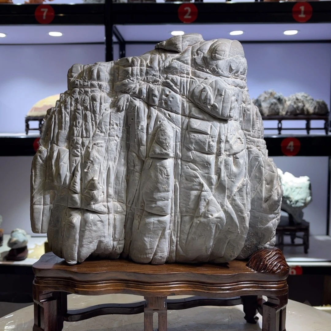 用***4石材灵璧奇石文化