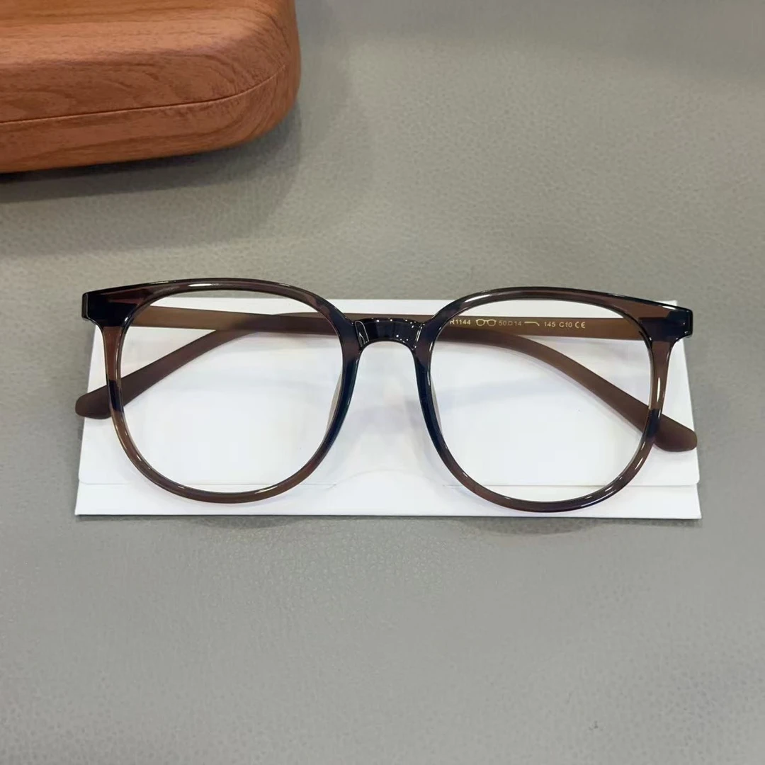 素颜神器黑框眼镜女大框近视可配度数显瘦框架1144配镜优惠多多