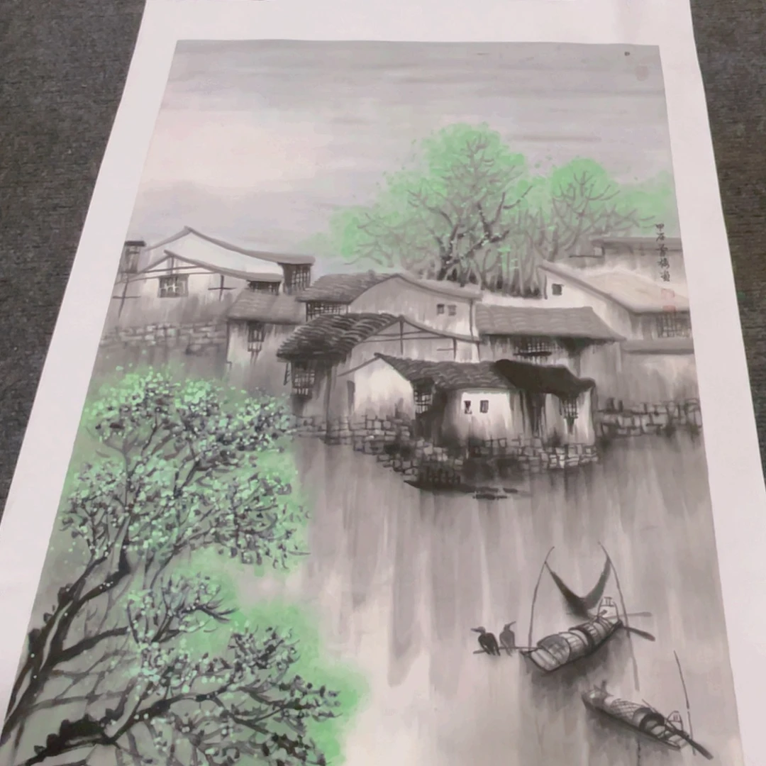 国画2.7平尺纯手绘国画作品