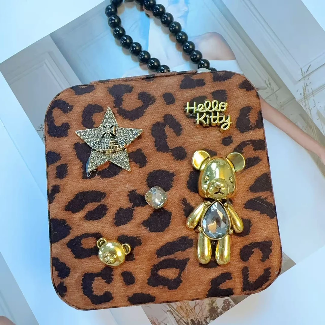 首饰盒/箱 韩系自制熊熊首饰盒SSH035