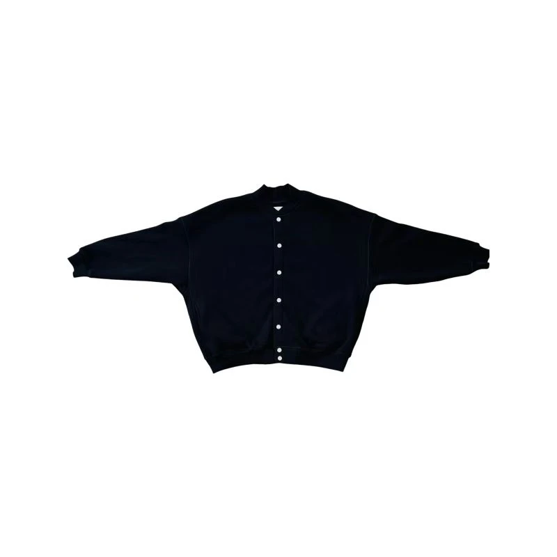 【大圈】女装复古休闲棒球领定制加厚加绒磁吸扣外套LO117