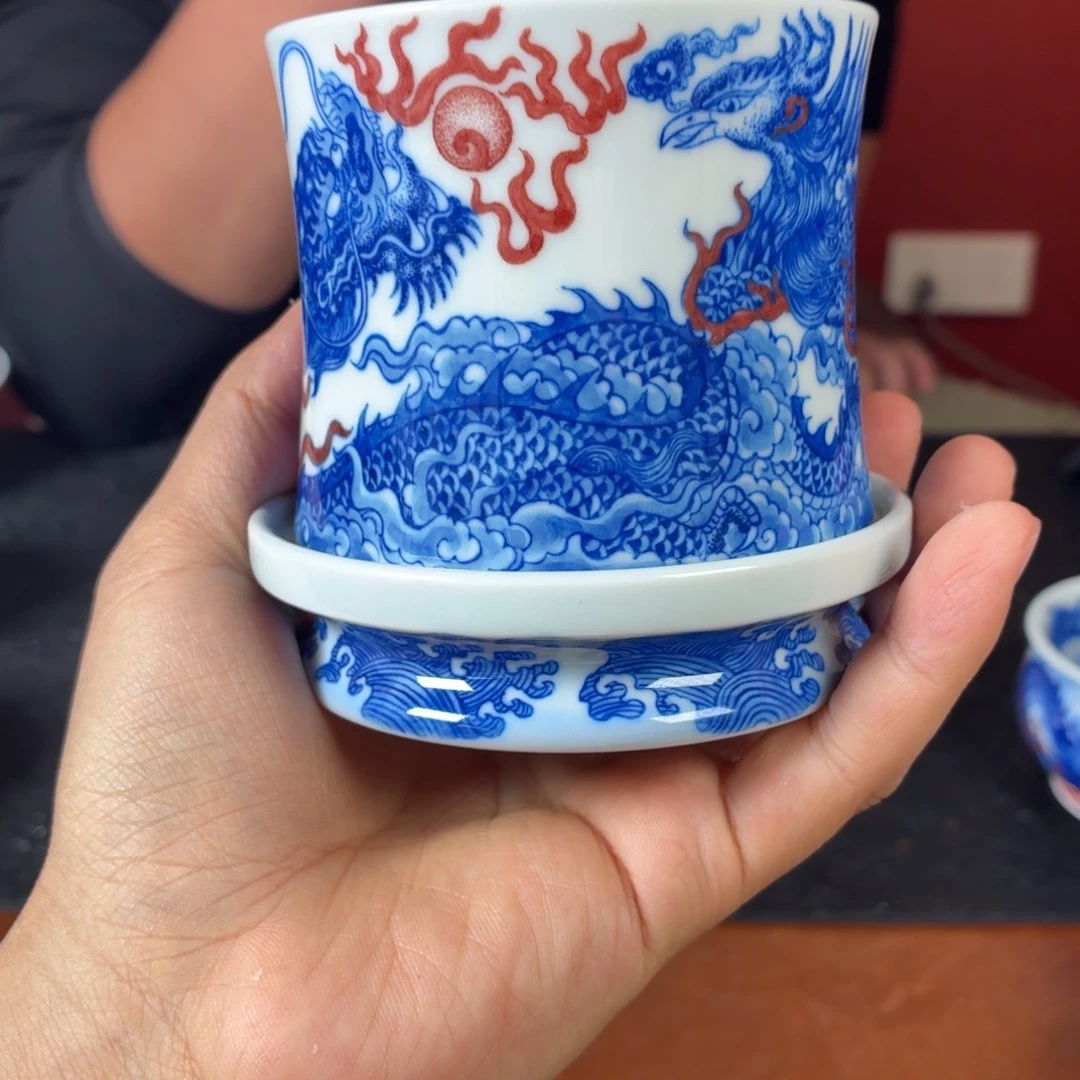 瓷杯子瓷姑娘景德镇陶瓷艺术