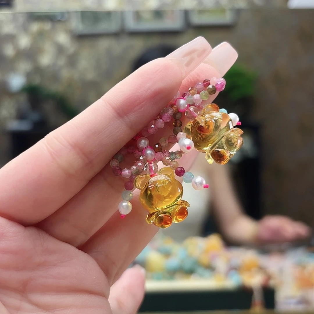 未镶嵌琥珀手链琥珀