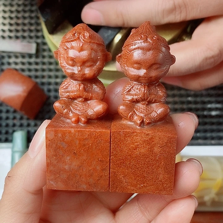 寿山石现场直播手工