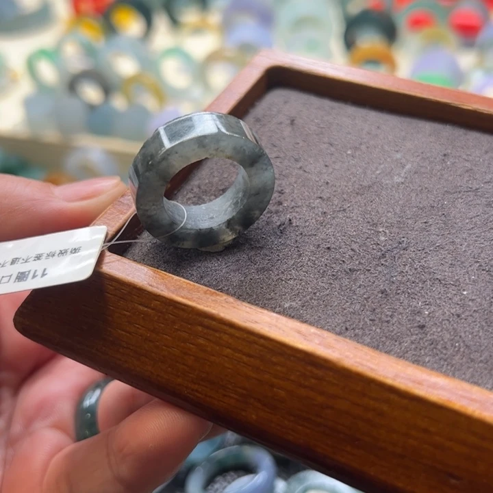 定制翡翠未镶嵌翡翠戒指12-16