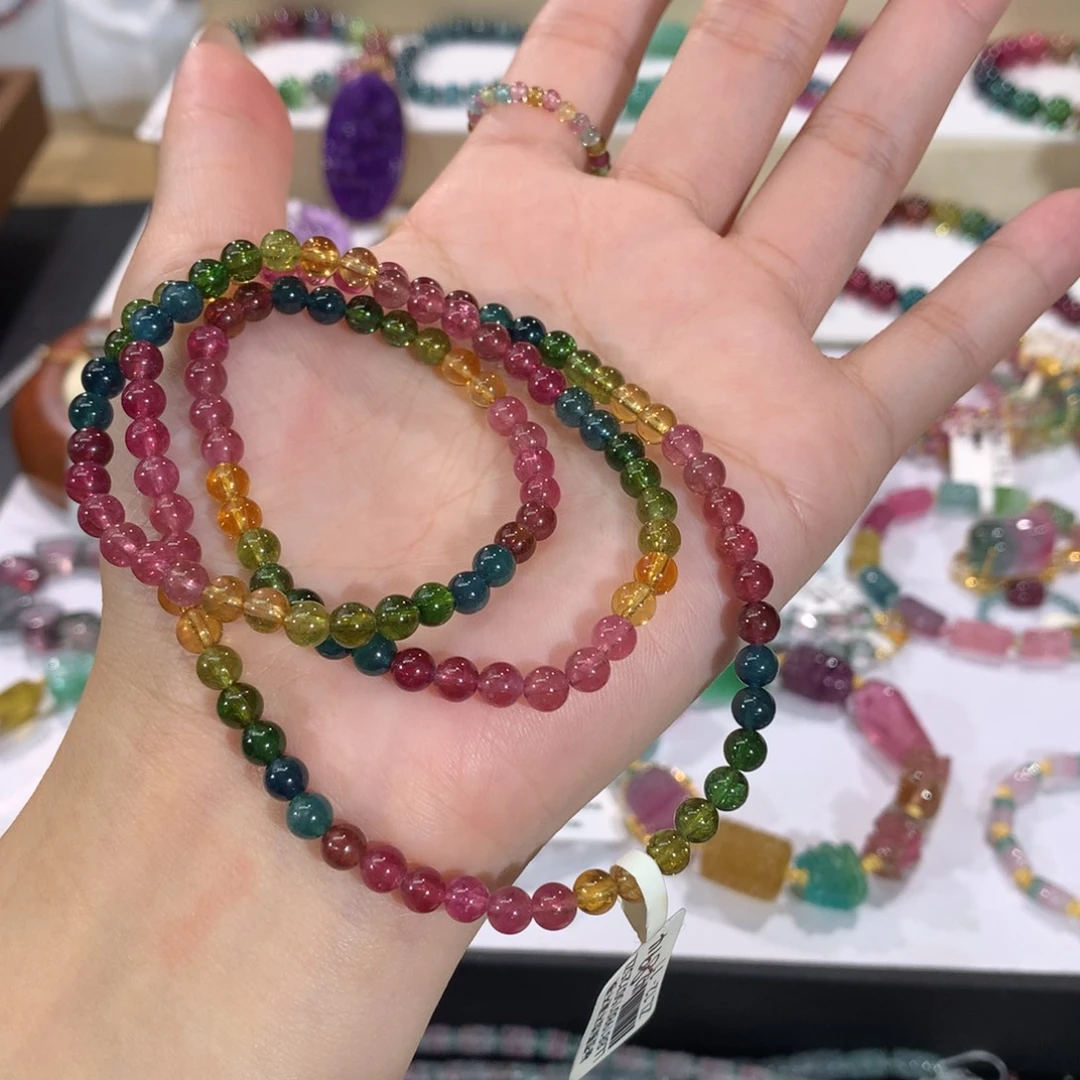 未镶嵌碧玺手串手链