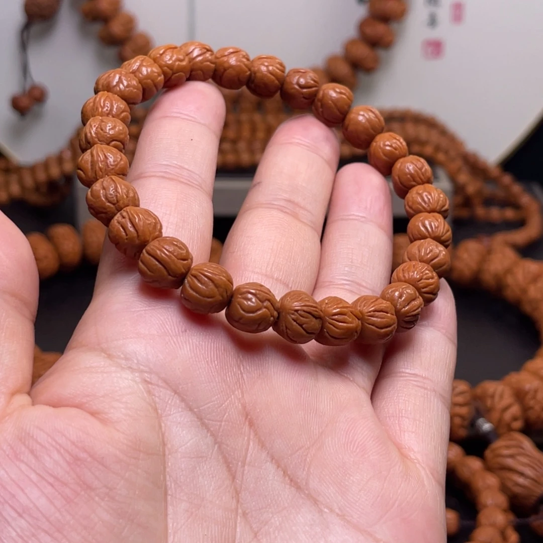 薛***柜吊坠桃核龙纹桃核玉龙脊0.9