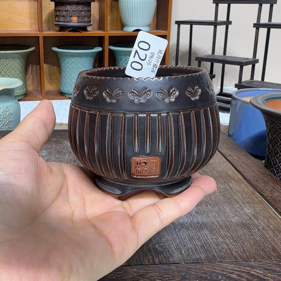 手工花盆 020 口径 6.5高度 4.5